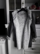 Ocieplany płaszczyk oversize 36/38