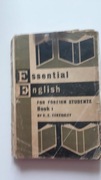 Essential English for Foreign Students. Book I.