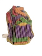 Wielokolorowe piankowe zabawki do kąpieli w kształcie liter, Grow & Play