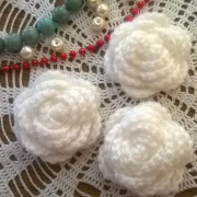 KWIATEK biały RÓŻA