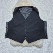 Kamizelka garniturowa 5XL Czarna
