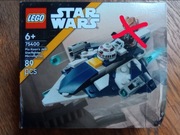 Lego star wars 75400 mikromyśliwiec jedi plo koona-bez figurki!