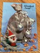 Kartka Świąteczna Prl