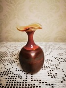 Ozdobna szklana buteleczka / wazonik