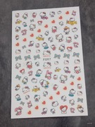 Naklejki na paznokcie samoprzylepne sanrio hello kitty