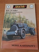 Model kartonowy Wektor kfz 14 Adler