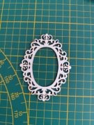 Ramka owalna ażurowa zestaw 3szt