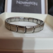 Bransoletka modułowa baza srebrna, charm, Nomination 