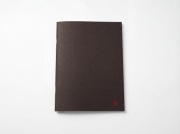 Notes B5: brązowy z układem w kropki, dwustronny, miękka oprawa