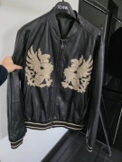 Kurtka męska Skóra ekologiczna trussardi L