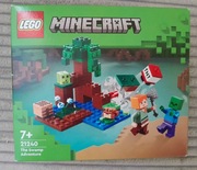Zestaw LEGO Minecraft 21240 Przygoda na bagnach (The Swamp Adventure). Nowy