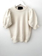 Levete Room sweterek z krótkim rękawem Wełna merino Kaszmir