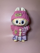 Zestaw dla lalki labubu ubranie ubranko przebranie sweter czapka akcesoria