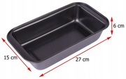 FORMA KEKSÓWKA BLACHA DO PIECZENIA CIASTA CHLEBA 27 x 15 cm