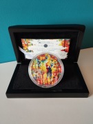 PARA POD JEDNYM PARASOLEM Leonid Afremov Mikropuzzle 3 Oz  20$ Palau 2022