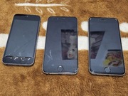Zestaw 3 telefonów Apple iPhone – uszkodzone / nie sprawdzone