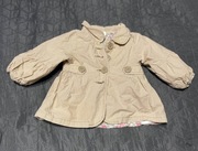 Uroczy płaszczyk w kratkę dla dziewczynki H&M (rozmiar 68)