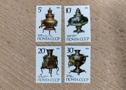 Znaczki ZSRR 1989 r. Mi 5924-5927, samowary, czyste