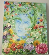 Obraz olej " Mój syjamski bliźniak " 50x60 plener