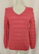 Tommy Hilfiger damski sweter róż 100% bawełna M/38