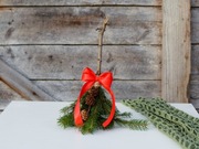 Ozdoba Bożonarodzeniowa na stół Miotełka