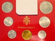 S-C Watykan 1967 do wyboru jedna moneta z zestawu.