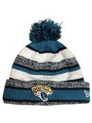 Czapka zimowa Jacksonville Jaguars NFL Sideline 23 Black Pom - New Era