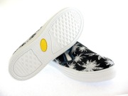 now Befado 26 skórzana wkładka wsuwane slip on palmy trampki biała podeszwa