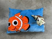 Poduszka Rybka Nemo z maskotką żółwia Disney Pixar