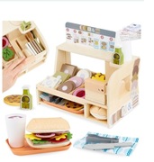 Drewniany bar z przekąskami Mamabrum