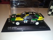 1:43 minichamps Audi quattro Tour de Corse 1981