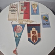 Proporczyk proporczyki Kołobrzeg 6 sztuk lata 70