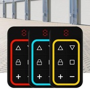 Pilot wieloczęstotliwościowy,  zestaw 3 szt 300-915 MHz, 8 kanałów, do bram