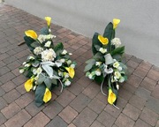 KOMPOZYCJA NAGROBNA NA POMNIK - komplet