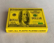 karty do gry Royal Dollar $100 Ben Franklin