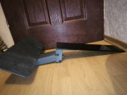 Solidna metalowa półka na klawiaturę IKEA