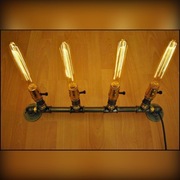 Lampa industrial loft, żarówki Edisona