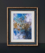 Pejzaż/abstrakcja, A3, mixed media, Monika Seroka