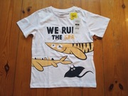 T-shirt chłopięcy 116 Cool Club biały NOWY