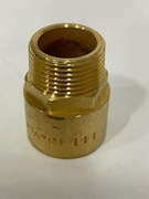 ZŁĄCZKA MUFA MUFKA NYPLOWA NYPEL 28 mm x GZ 3/4" MOSIĘŻNA DO LUTOWANIA LUTU