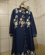 sukienka L suknia letnia jeans dżins jeansowa woman damska blue niebieska b