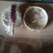 Tamburyna janczar oraz tamburyno na pałce