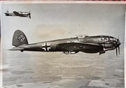 Średni samolot bombowy Heinkel He 111, oraz  Heinkel113, foto z 1940r. 