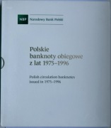 Album Banknoty 1975-96 KOMPLET | 2 mln BŁĄD Konstytucyjy | Stan UNC
