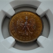 10 gr groszy 2000 NGC MS66