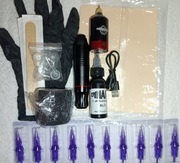 Nowy zestaw do nauki tatuażu, maszynka bezprzewodowa 