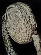 Torebka koło, kolor oliwkowy 