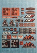 KTM WP DAKAR MOTOCROSS NAKLEJKA STICKER