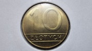 moneta 10 złotych 1990