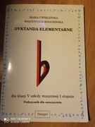 Dyktanda elementarne V szkoła muzyczna I stopnia Triangiel 